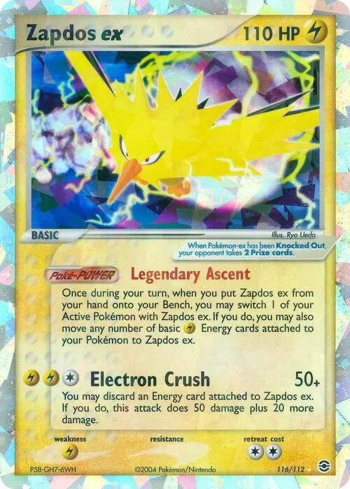 Zapdos ex — EX FireRed & LeafGreen