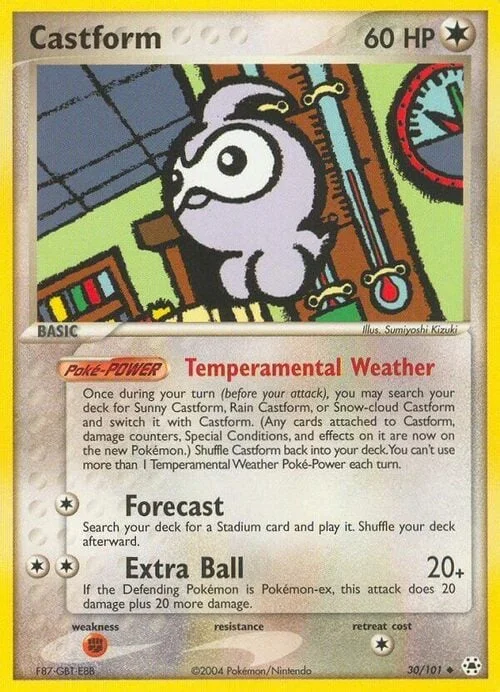 Castform — EX Hidden Legends