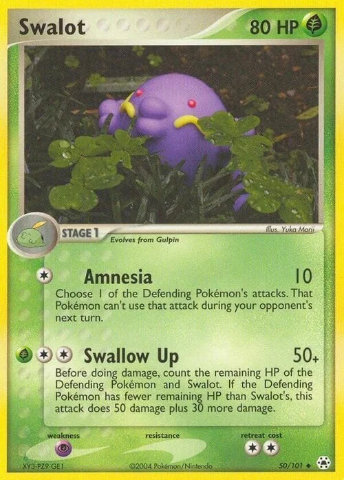 Swalot — EX Hidden Legends