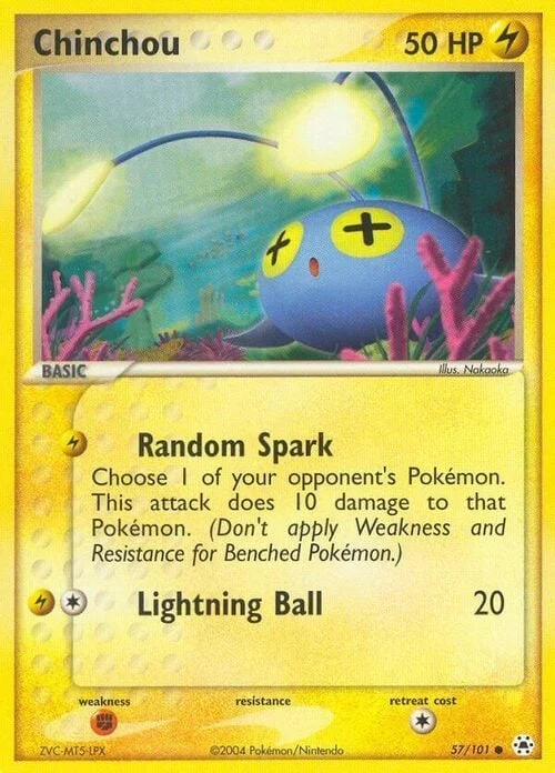 Chinchou — EX Hidden Legends