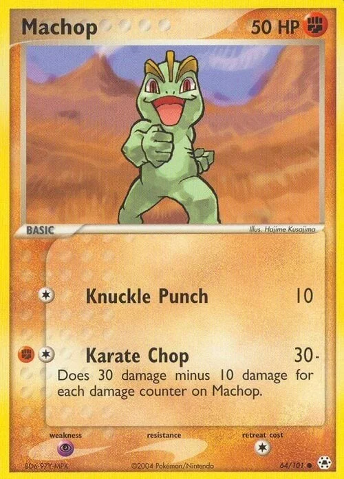 Machop — EX Hidden Legends