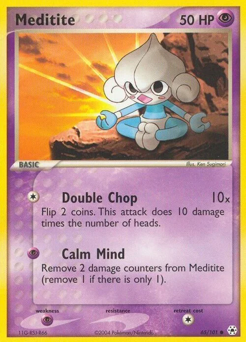 Meditite — EX Hidden Legends