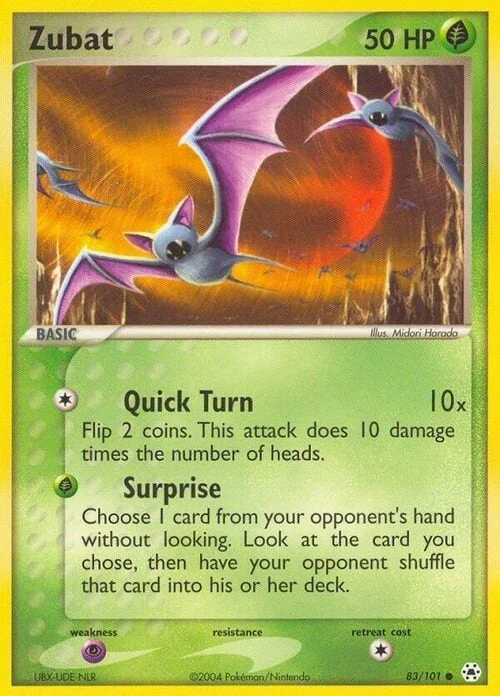 Zubat — EX Hidden Legends