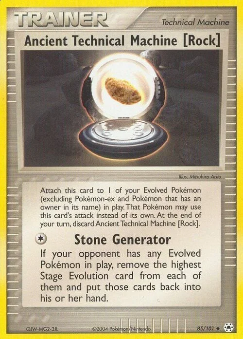 Ancient Technical Machine (Rock) — EX Hidden Legends