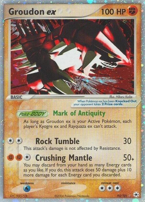 Groudon ex — EX Hidden Legends
