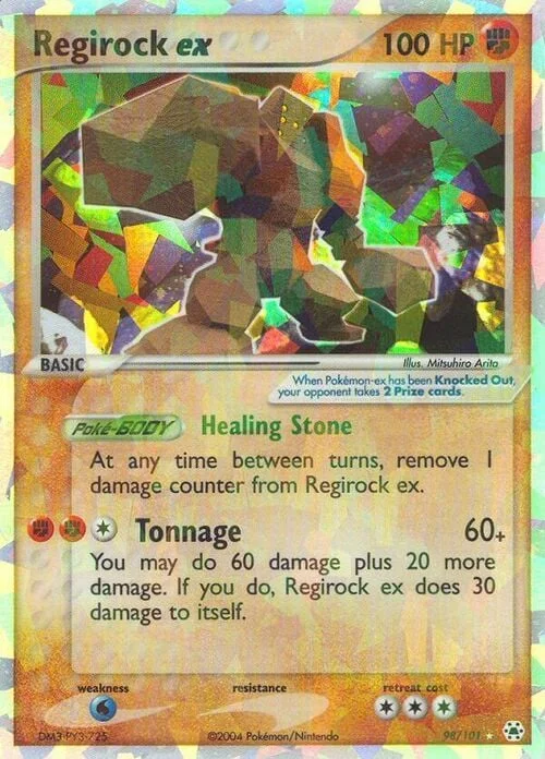 Regirock ex — EX Hidden Legends