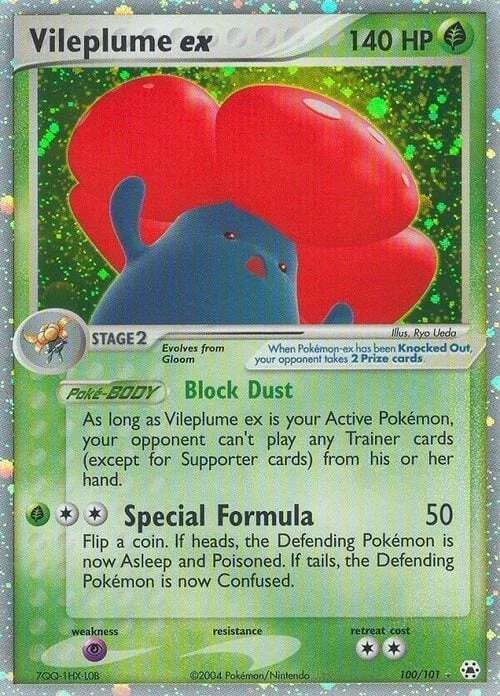 Vileplume ex — EX Hidden Legends