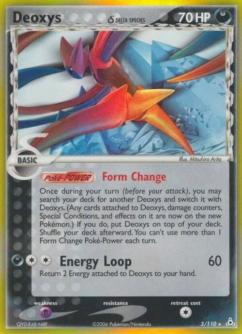 Deoxys δ Delta Species — EX Holon Phantoms