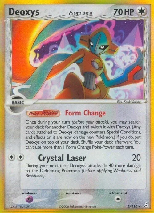 Deoxys δ Delta Species — EX Holon Phantoms
