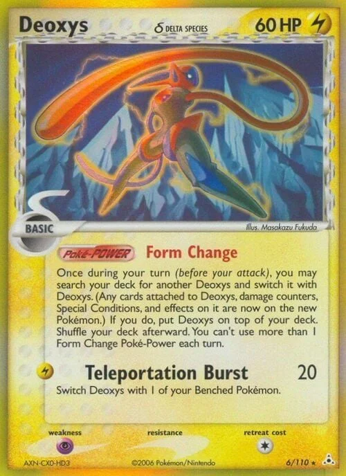 Deoxys δ Delta Species — EX Holon Phantoms