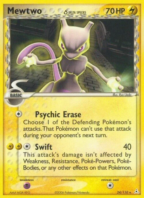 Mewtwo δ Delta Species — EX Holon Phantoms