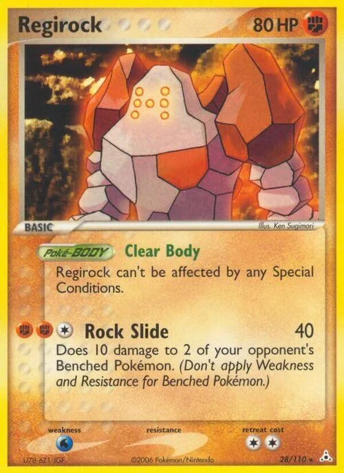 Regirock — EX Holon Phantoms