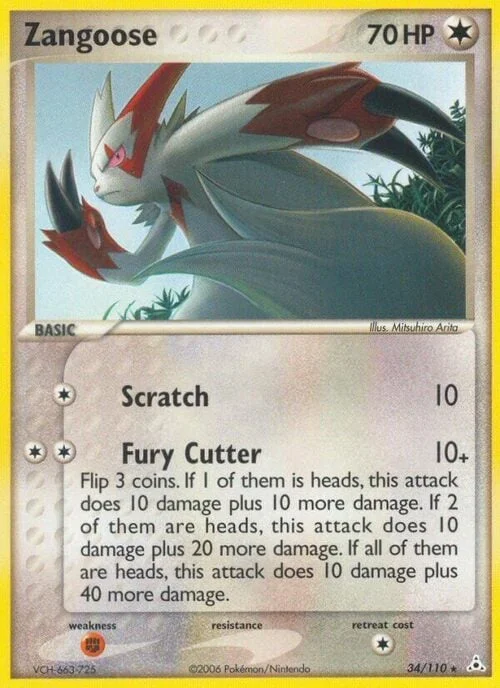 Zangoose — EX Holon Phantoms