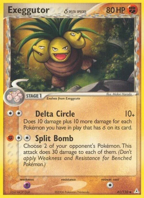 Exeggutor δ Delta Species — EX Holon Phantoms