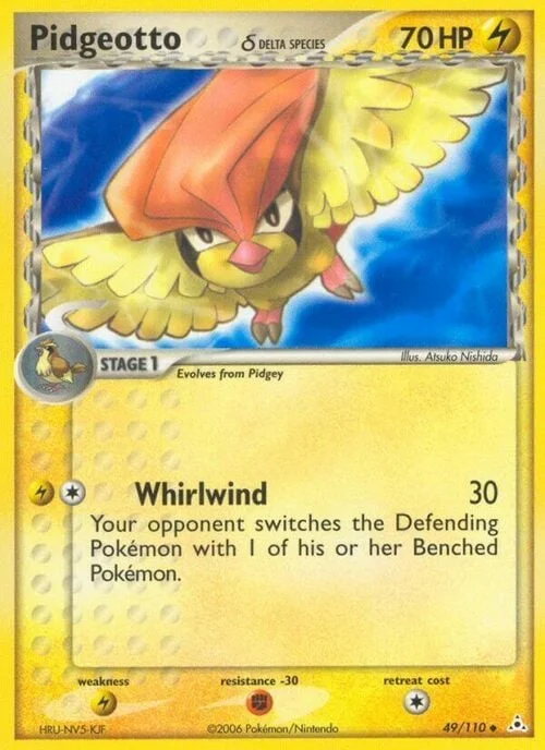 Pidgeotto δ Delta Species — EX Holon Phantoms