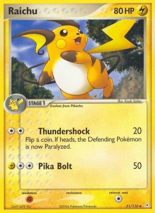 Raichu — EX Holon Phantoms