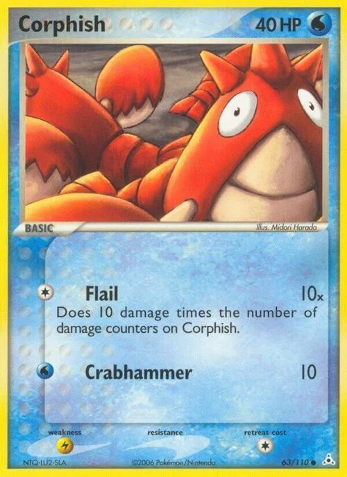 Corphish — EX Holon Phantoms