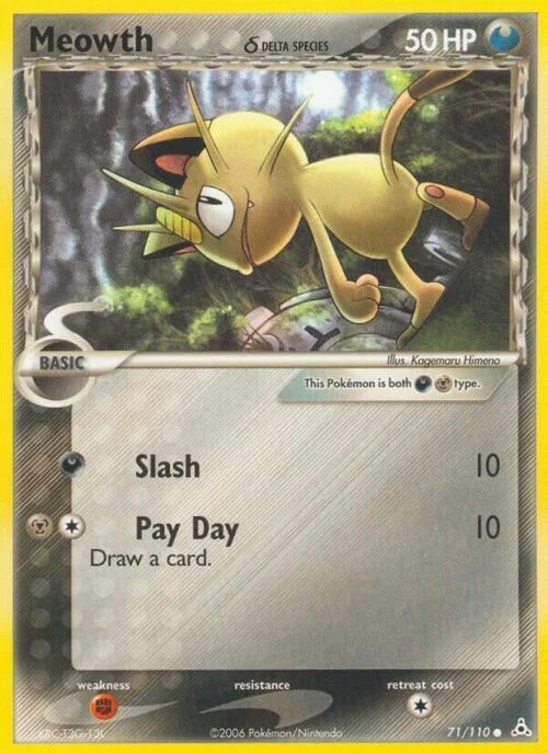 Meowth δ Delta Species — EX Holon Phantoms