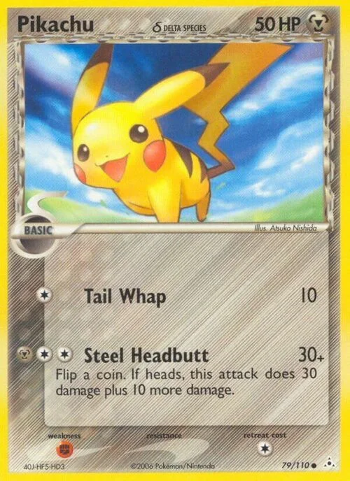 Pikachu δ Delta Species — EX Holon Phantoms