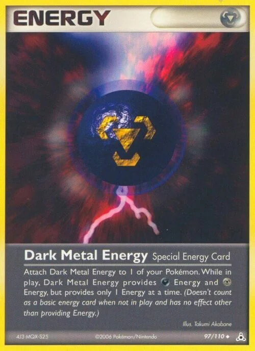 Dark Metal Energy — EX Holon Phantoms