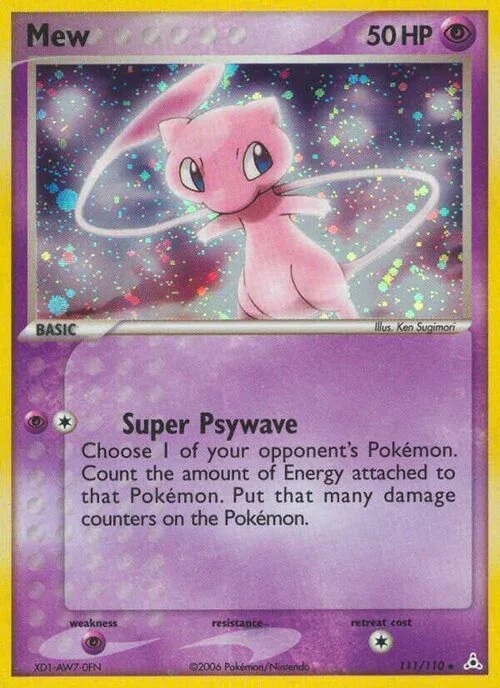 Mew — EX Holon Phantoms