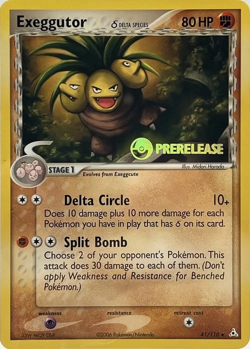 Exeggutor δ Delta Species — Prerelease Promos