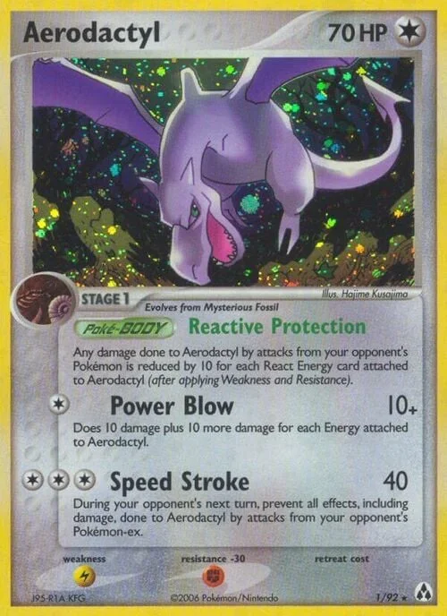 Aerodactyl — EX Legend Maker