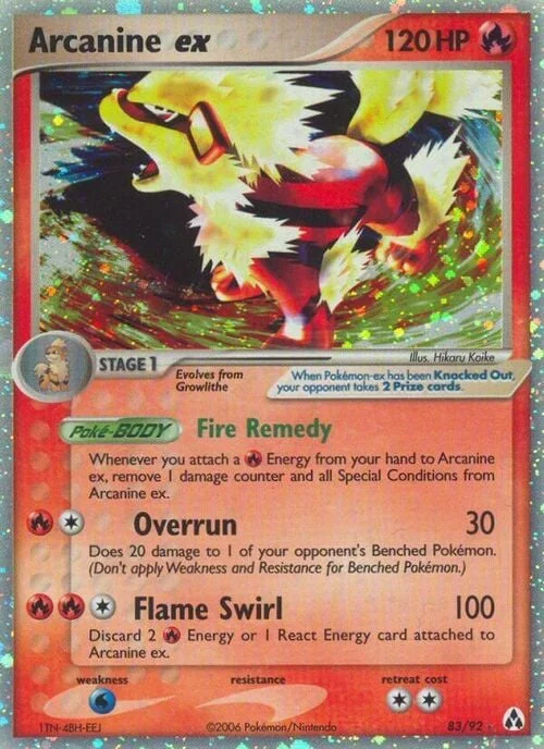 Arcanine ex — EX Legend Maker