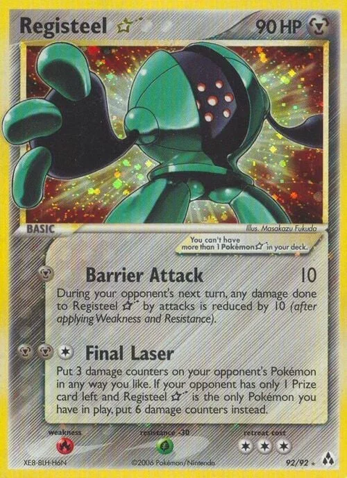 Registeel ☆ Gold Star — EX Legend Maker