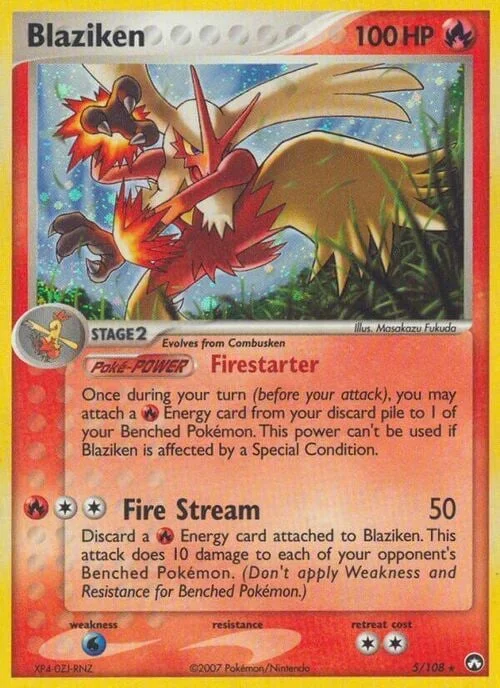 Blaziken — EX Power Keepers