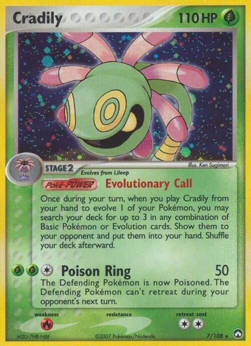 Cradily — EX Power Keepers