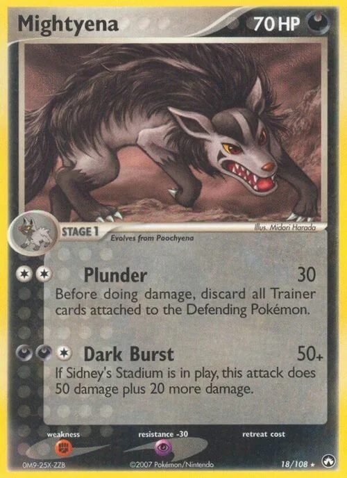 Mightyena — EX Power Keepers