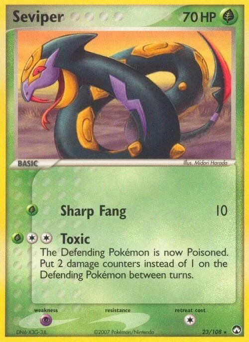 Seviper — EX Power Keepers