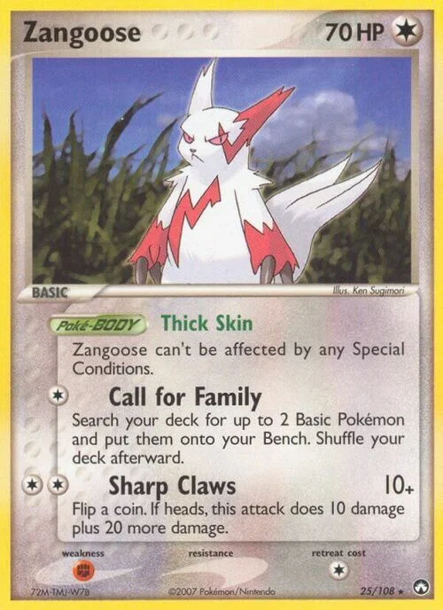 Zangoose — EX Power Keepers
