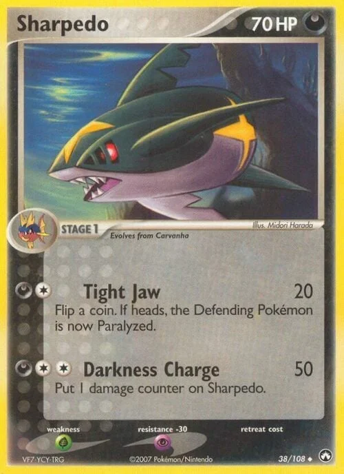 Sharpedo — EX Power Keepers