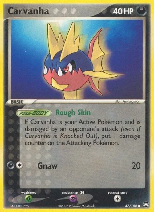 Carvanha — EX Power Keepers