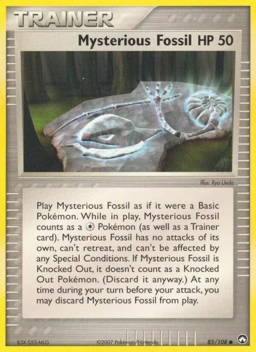 Mysterious Fossil — EX Power Keepers