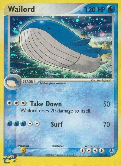 Wailord — EX Ruby & Sapphire