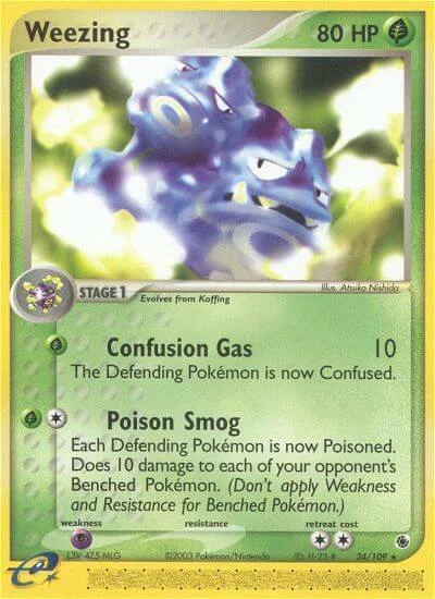 Weezing — EX Ruby & Sapphire