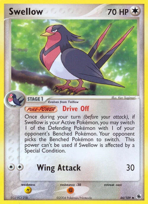 Swellow — EX Ruby & Sapphire