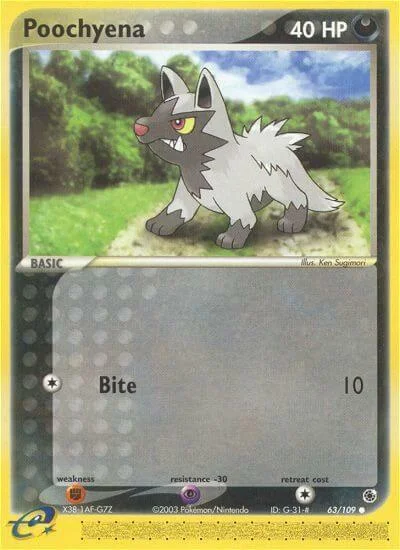 Poochyena — EX Ruby & Sapphire