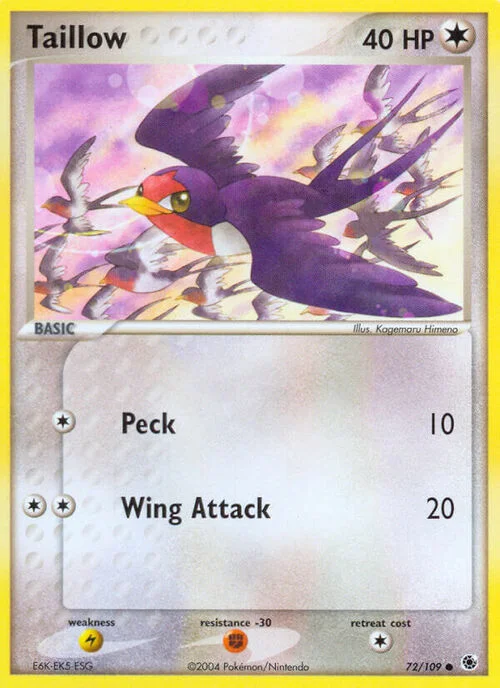 Taillow — EX Ruby & Sapphire