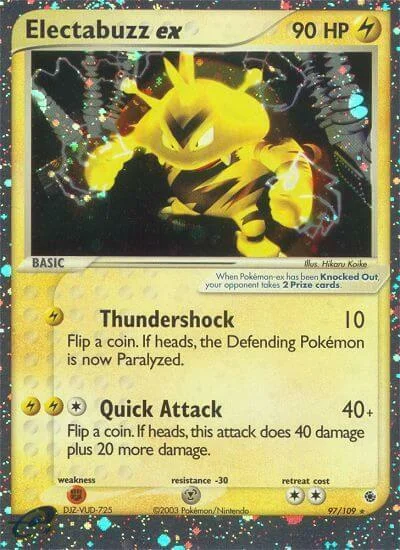 Electabuzz ex — EX Ruby & Sapphire