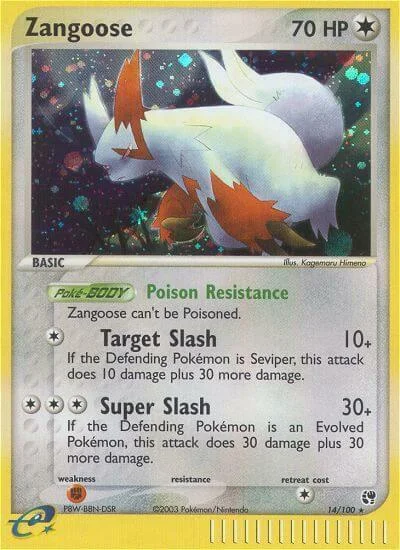 Zangoose — EX Sandstorm