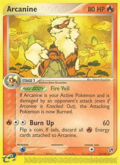 Arcanine — EX Sandstorm