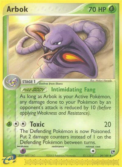 Arbok — EX Sandstorm