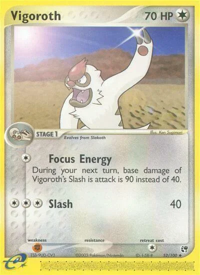 Vigoroth — EX Sandstorm