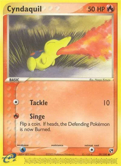 Cyndaquil — EX Sandstorm