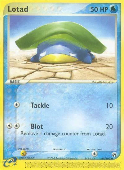 Lotad — EX Sandstorm