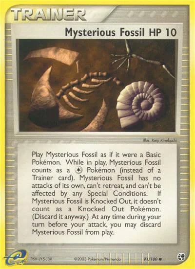 Mysterious Fossil — EX Sandstorm